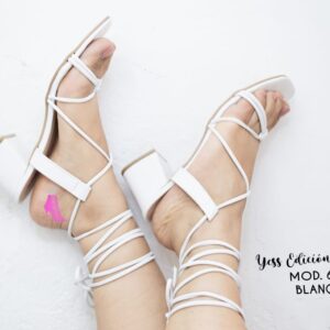ZAPATILLA  DAMA BLANCO MODERNO | MOD.615(KAREN)